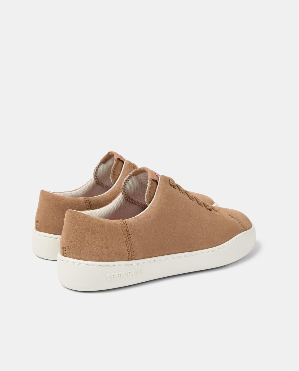 Camper - Zapatillas de piel de mujer Peu Touring con cordones.