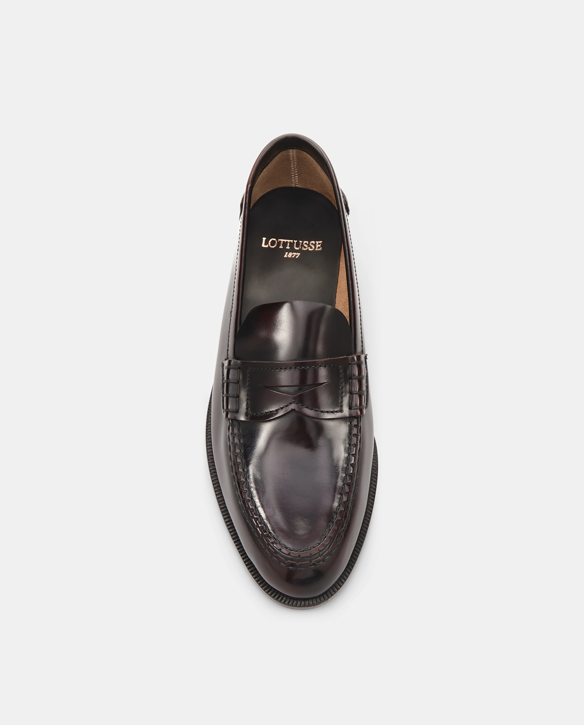 Mocasín liberty de hombre de piel de vacuno - Lottusse - Burdeos Burdeos-6