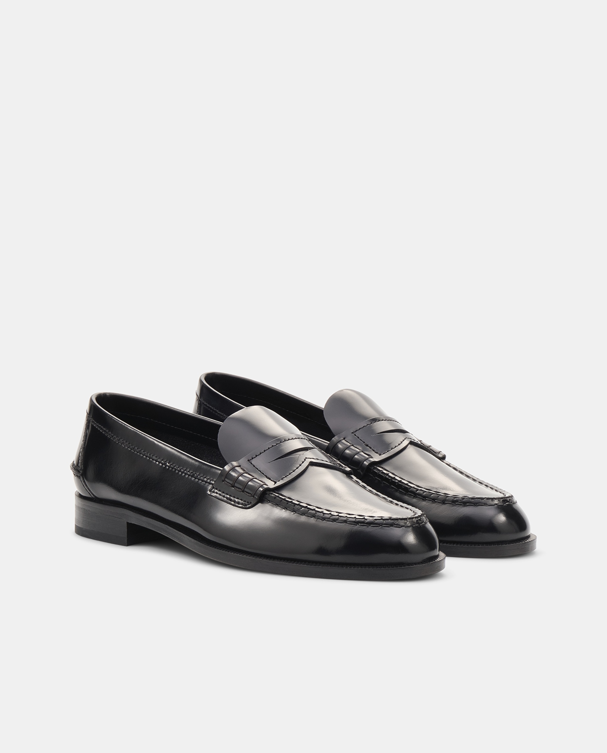 Imagen 2 de Mocasín liberty de hombre de piel de vacuno - Lottusse - Negro Negro