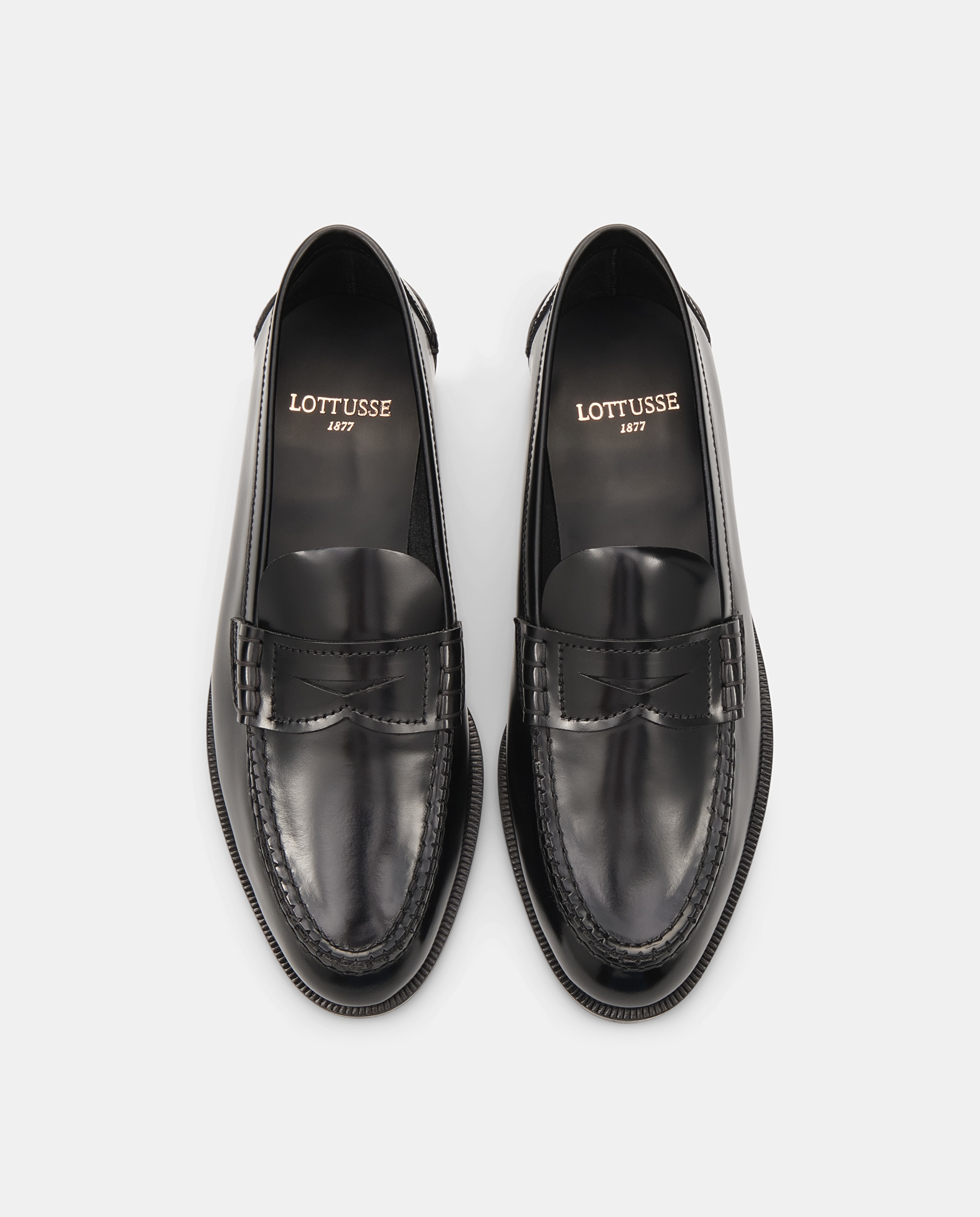 Imagen 6 de Mocasín liberty de hombre de piel de vacuno - Lottusse - Negro Negro