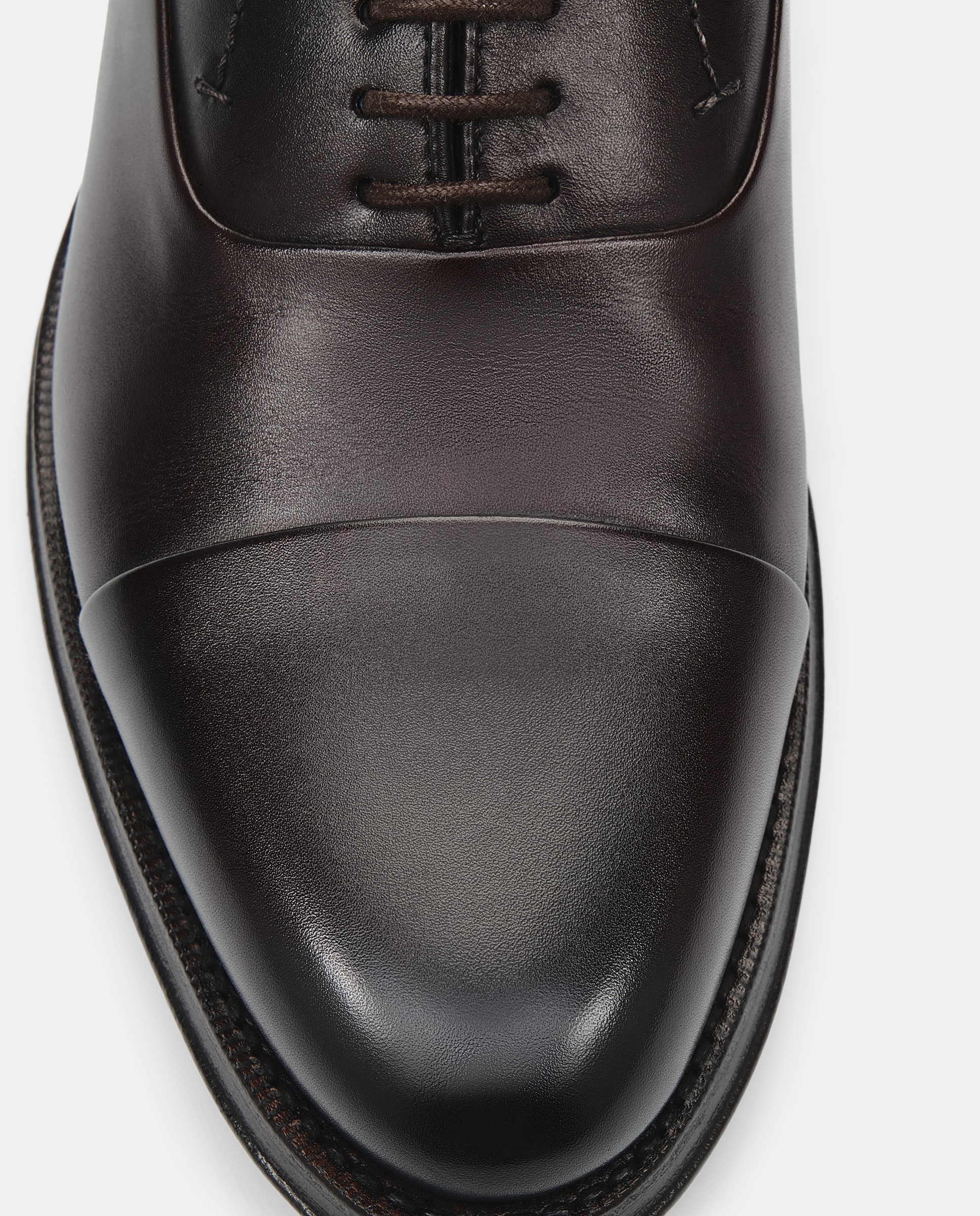 Zapatos oxford premium de piel de vacuno de hombre - Lottusse - Moka Moka-4