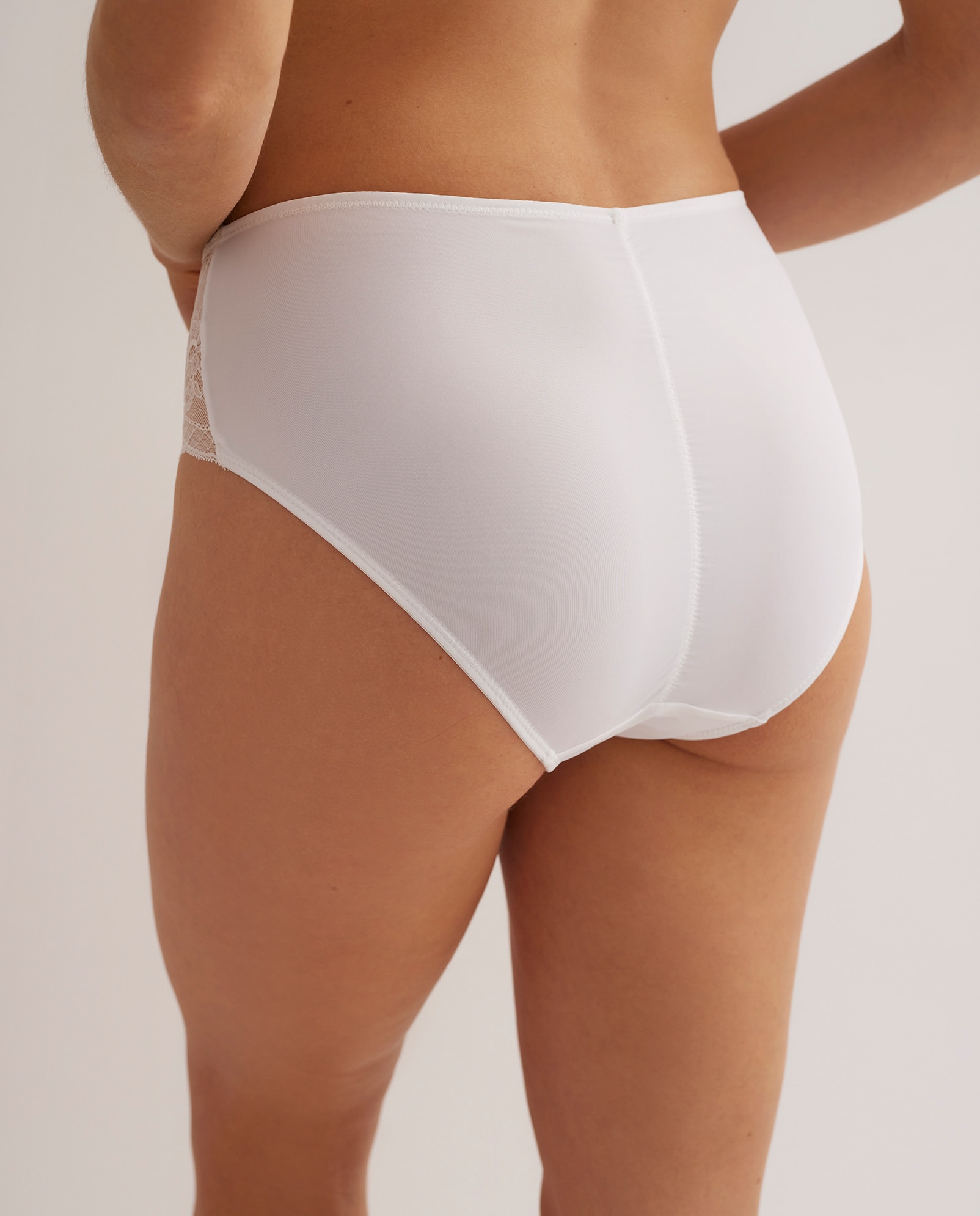 Braguita midi con encaje - Promise - Blanco Blanco-2