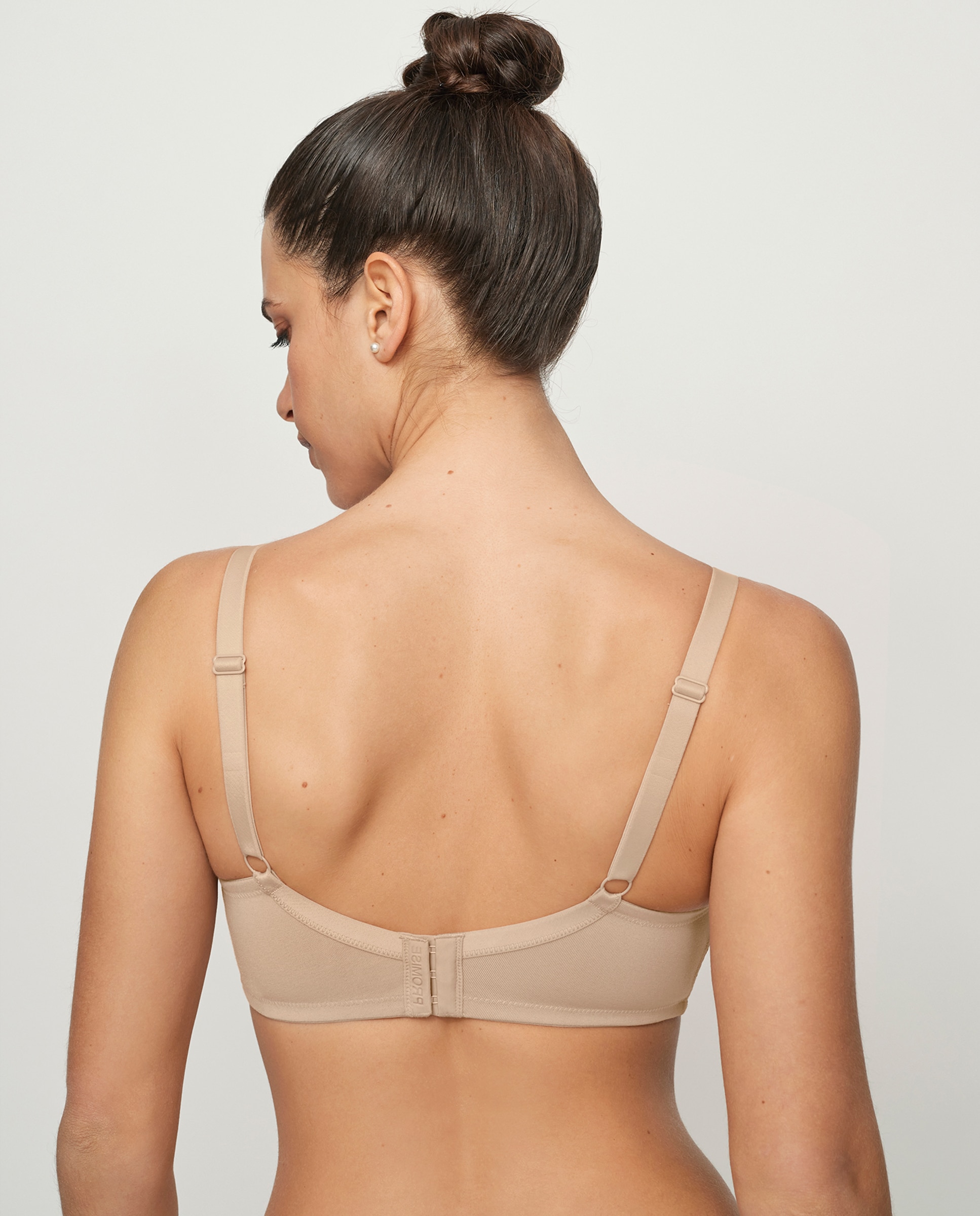 Sujetador post-operatorio de algodón - Promise - Beige Beige-4
