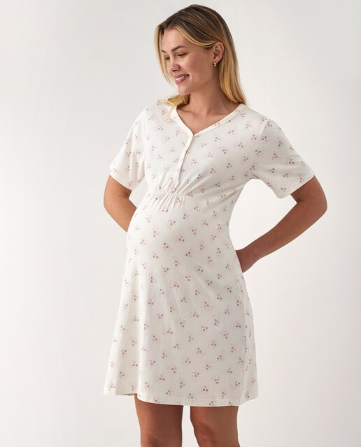 Imagen 0 de Camisola maternal de manga corta con sistema de lactancia