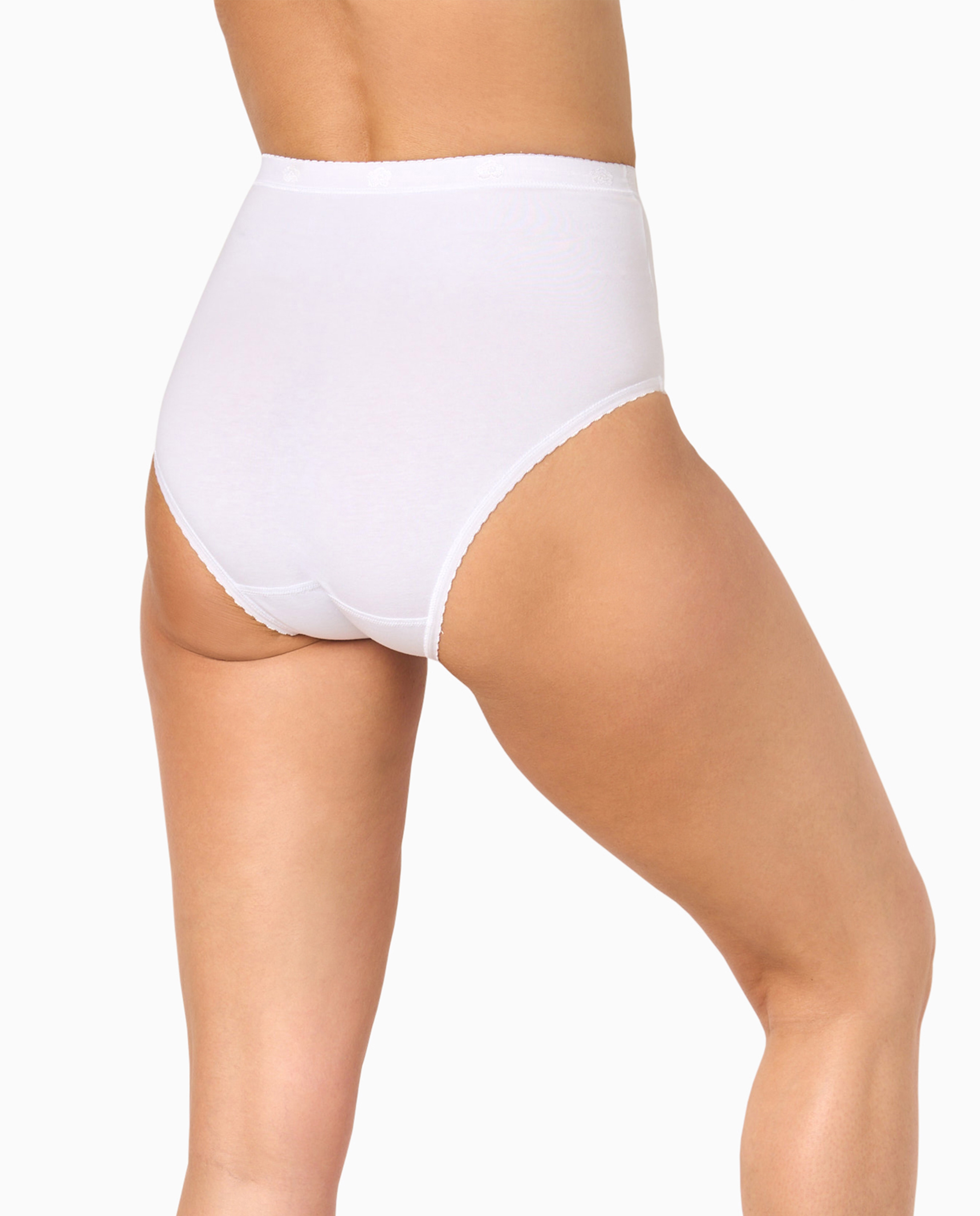 Braguita alta de algodón elástico - Promise - Blanco Blanco-2