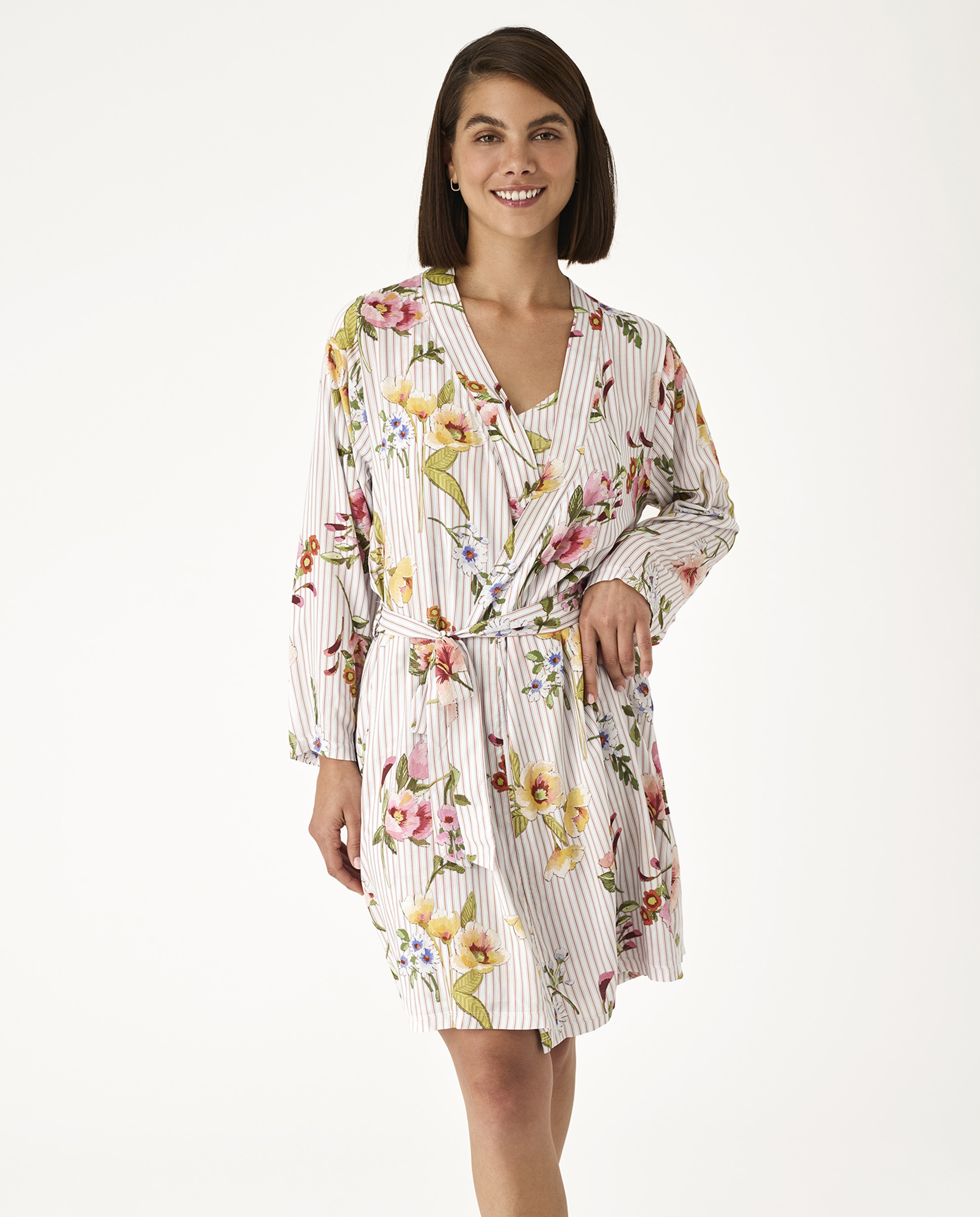 Imagen 0 de Bata Kimono Euphoria Mandarina