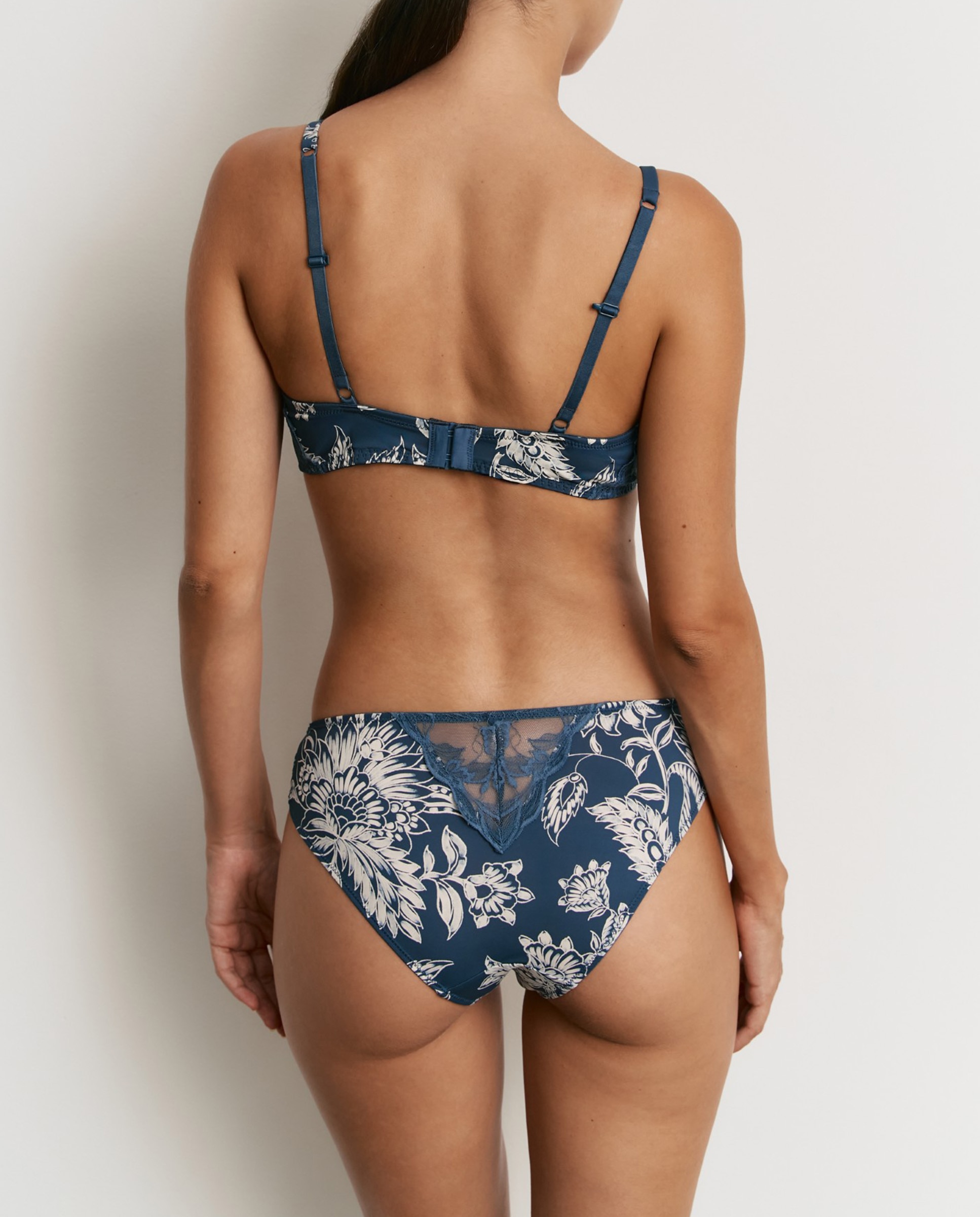 Bragas clásicas de mujer con microfibra y estampado - Promise - Marino Marino-2
