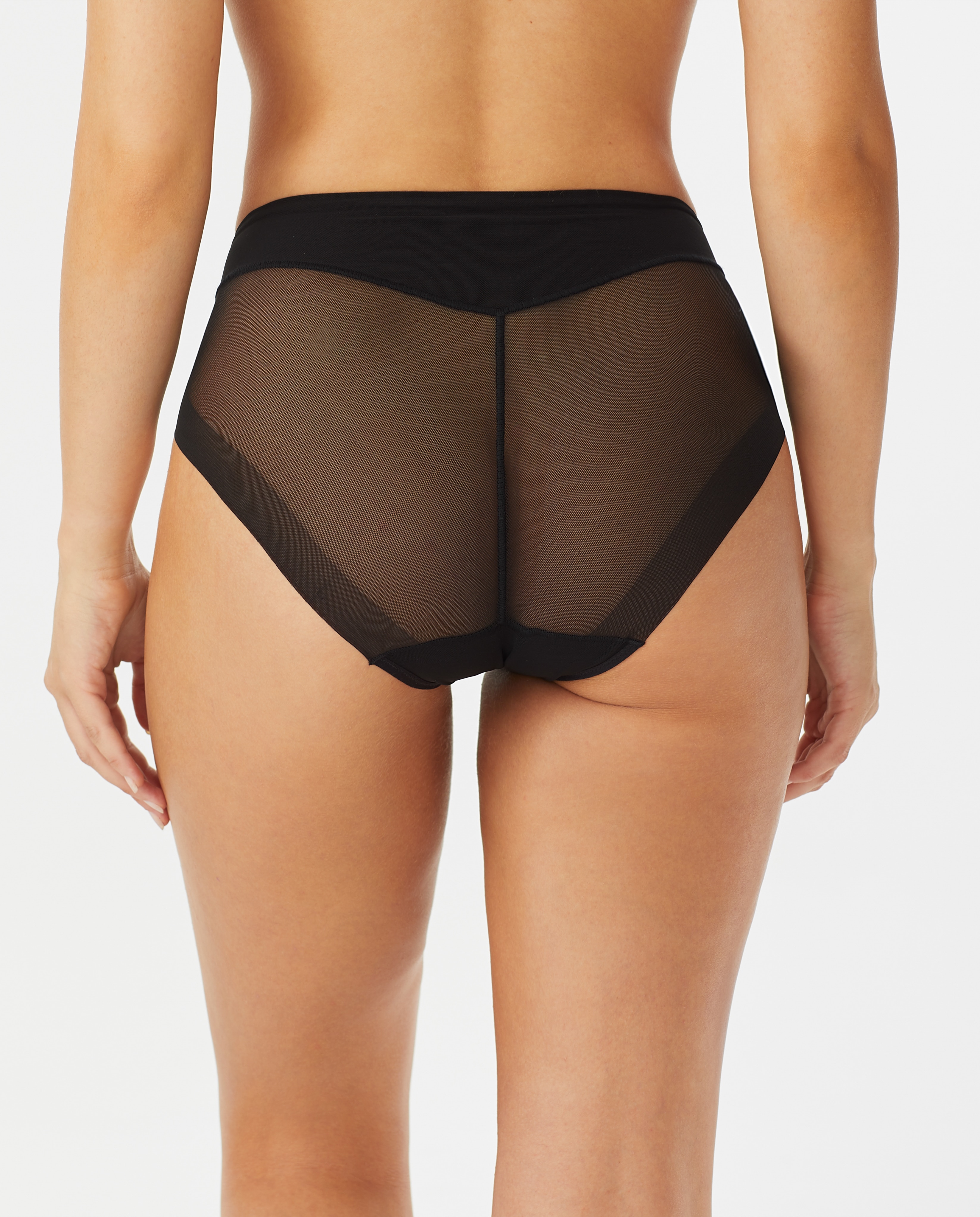 Braga bikini efecto tanga con refuerzo delantero - Promise - Blanco Blanco-2