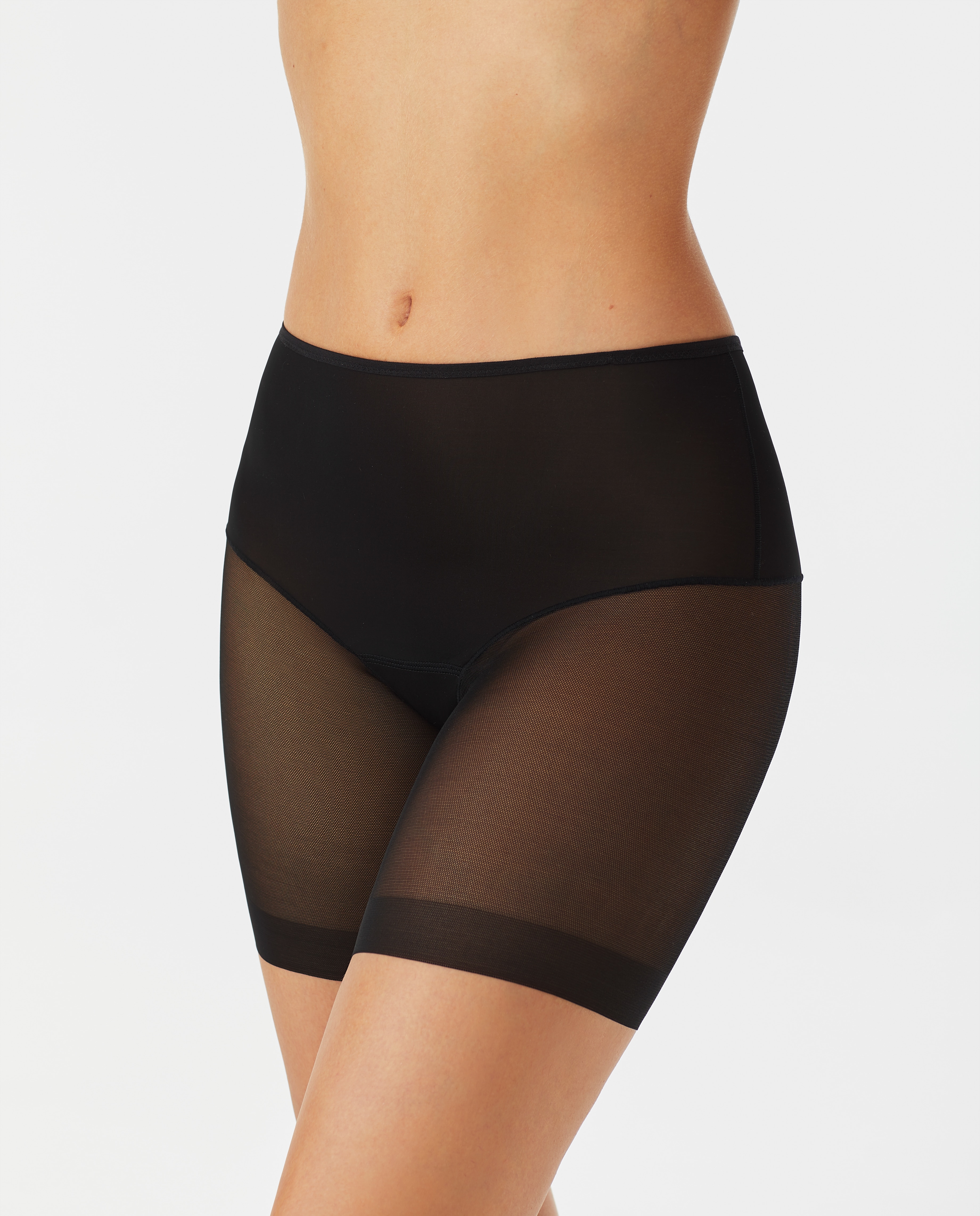 Imagen 3 de Pantaloneta microfibra antiroce - Promise - Blanco Negro