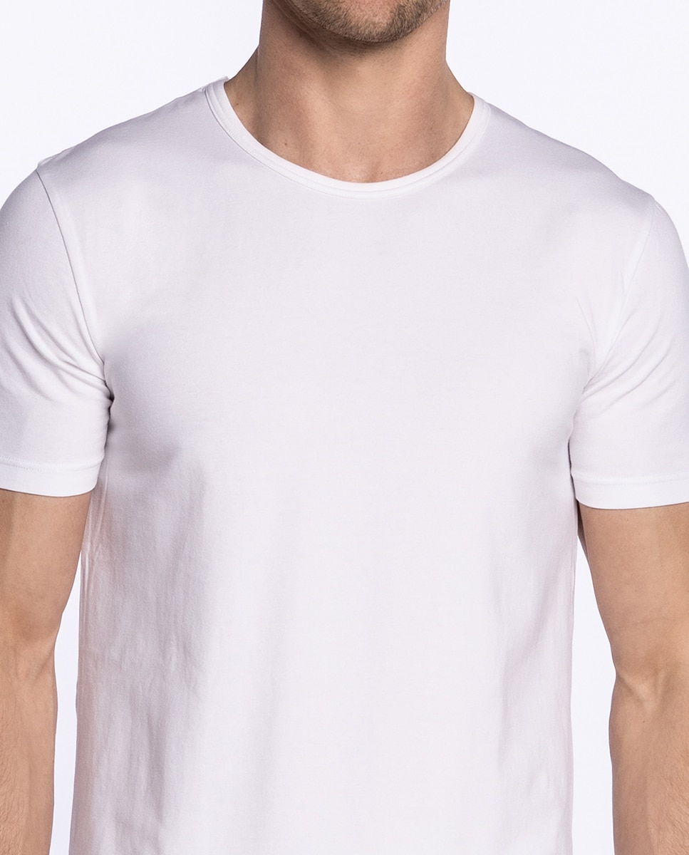 Camiseta de hombre de manga corta - Punto Blanco - Blanco Blanco-3