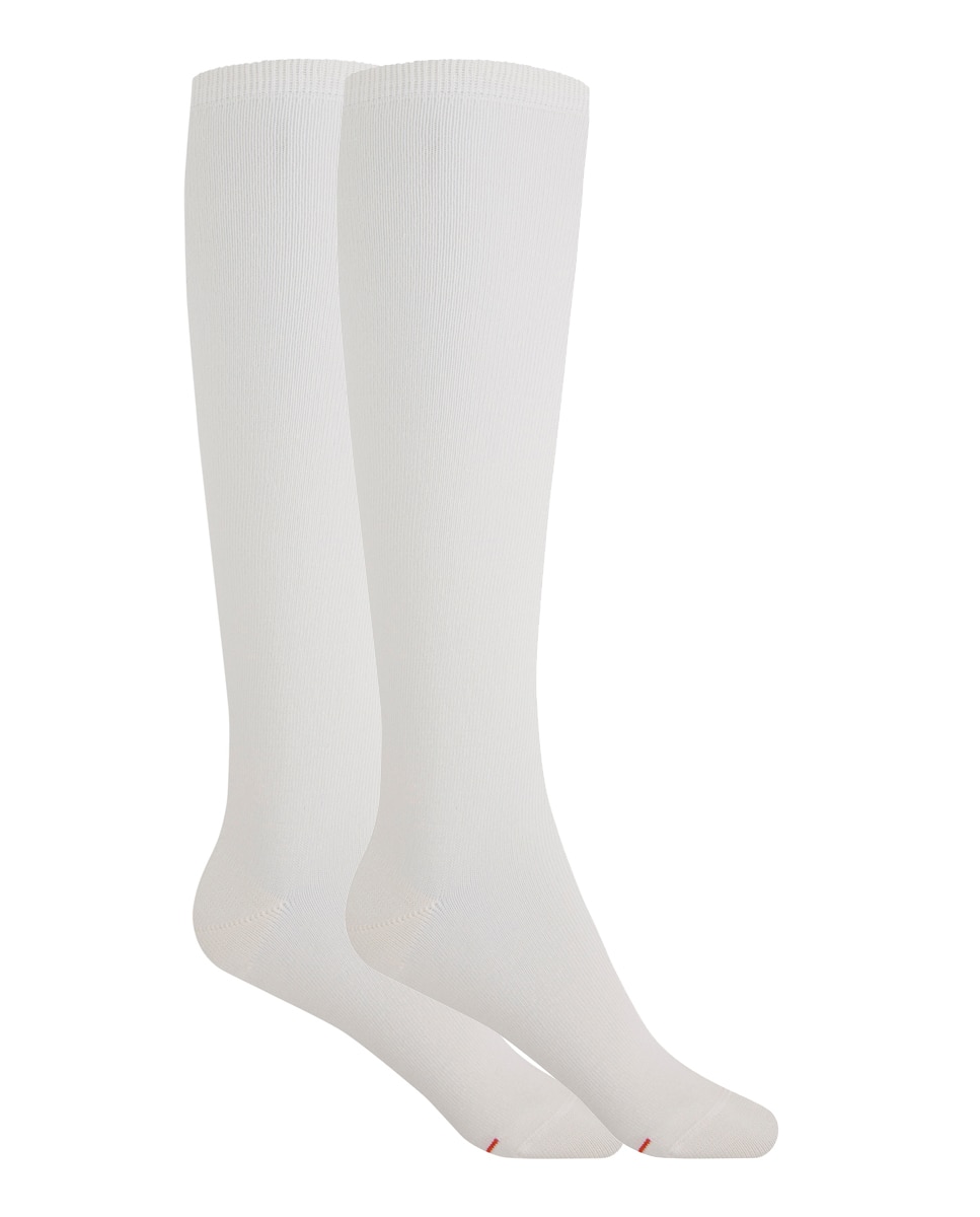 Imagen 1 de Pack de 2 pares de calcetines en bambú liso - Punto Blanco - Crudo Crudo