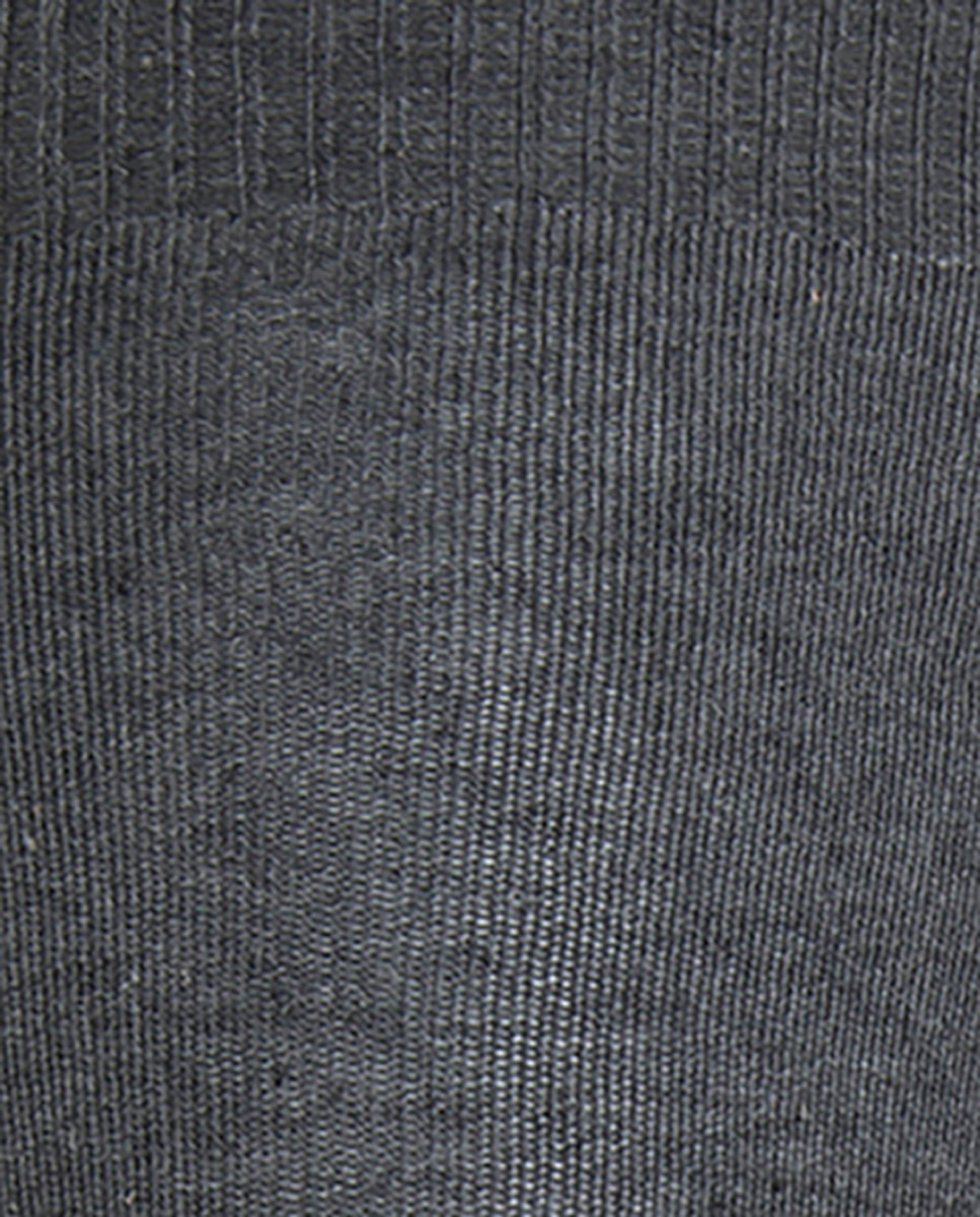 Pack de 2 pares de calcetines de algodón lisos - Punto Blanco - Gris oscuro Gris oscuro-2