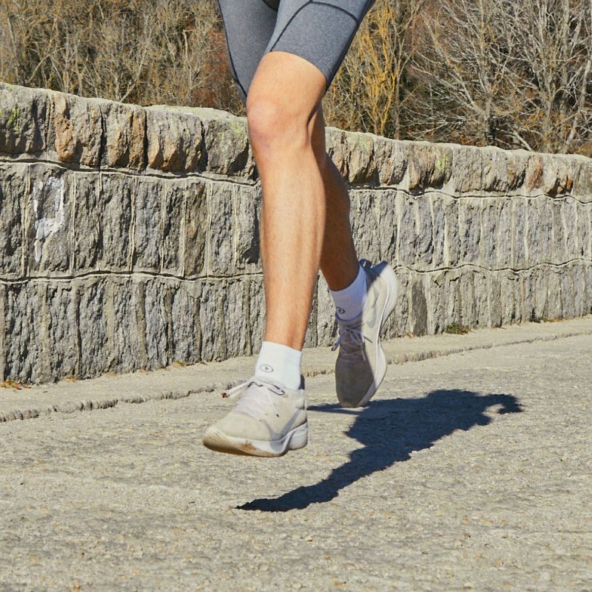 Imagen 3 de Calcetines de running unisex Boston Enforma - Blanco / Gris Blanco / Gris