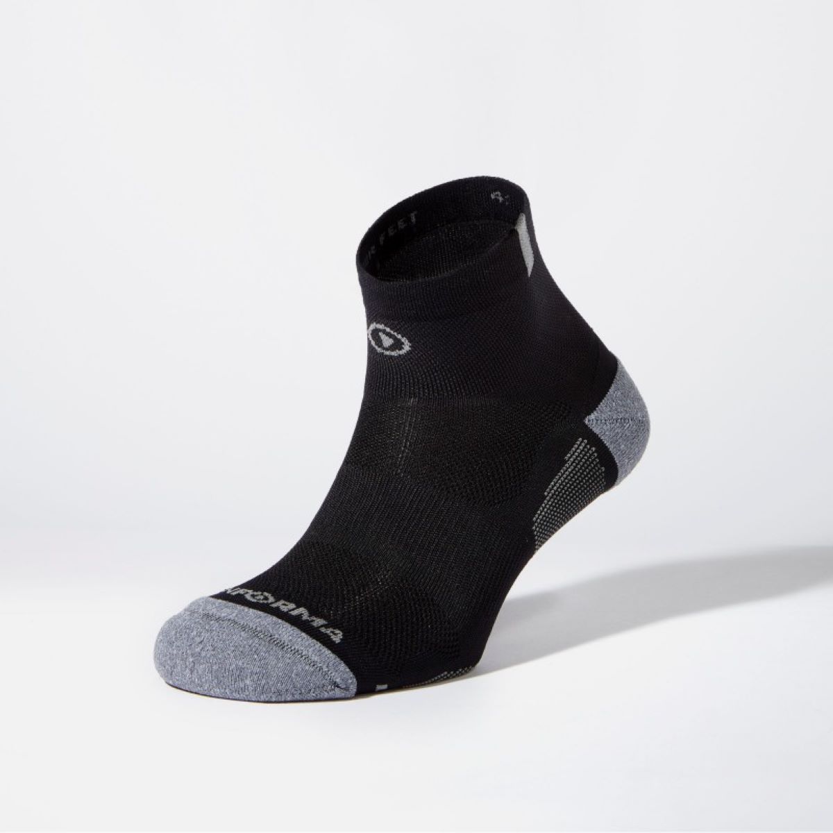 Enforma Calcetines de running unisex Boston Blanco / Gris