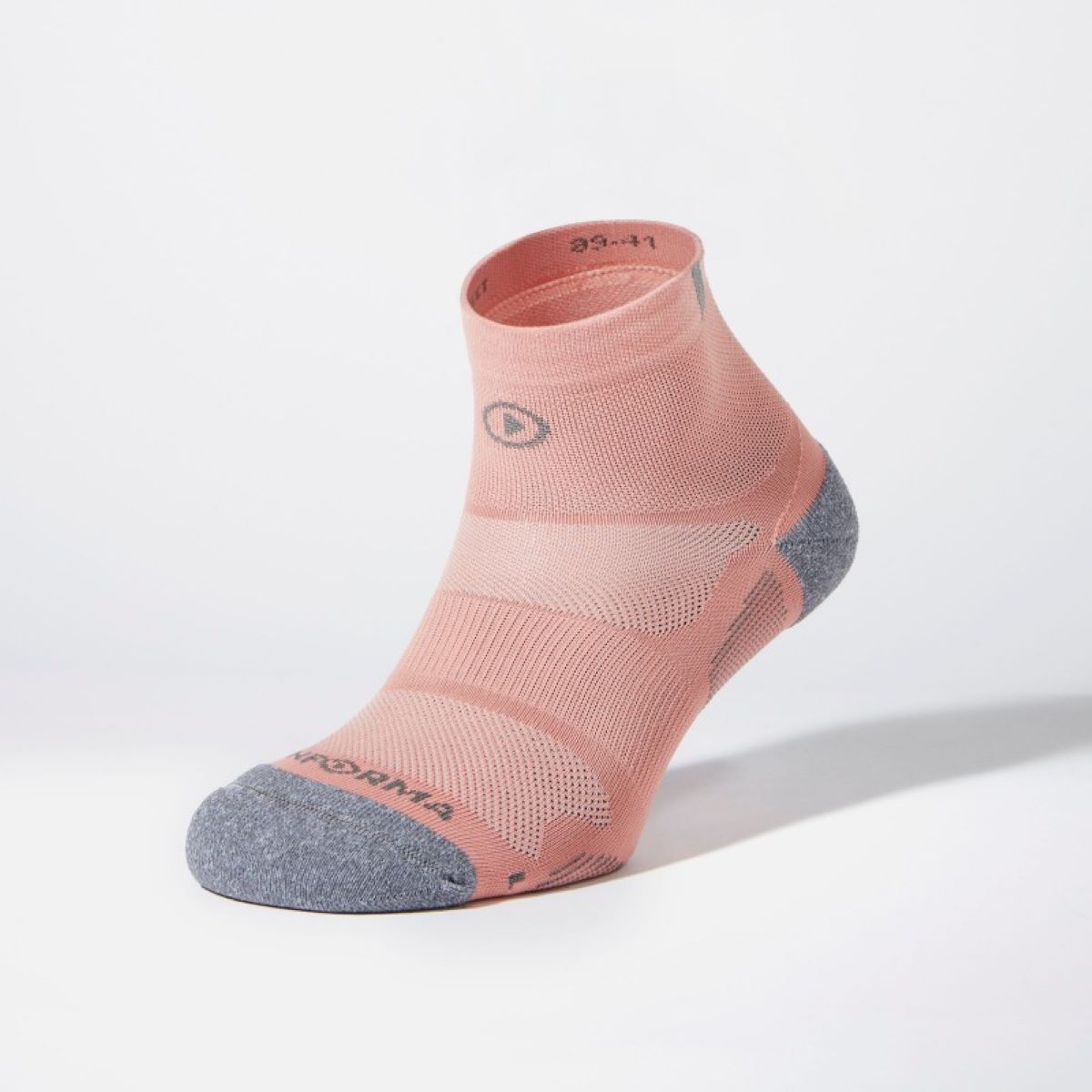 Enforma Calcetines de running unisex Boston Blanco / Gris
