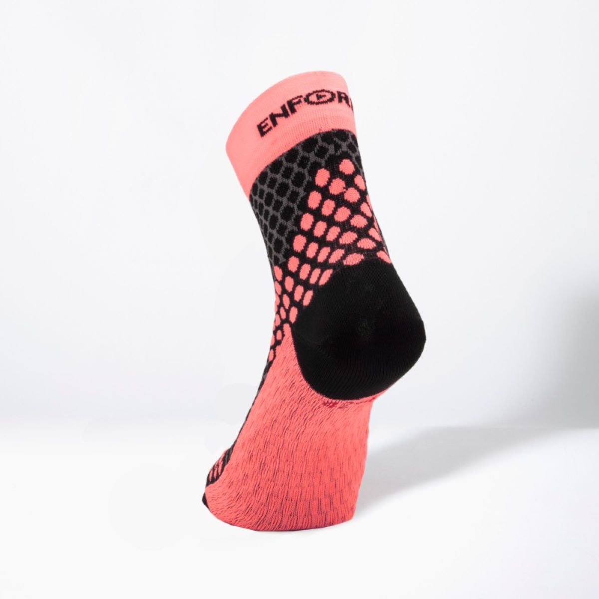 Imagen 2 de Calcetines de running unisex Barcelona Enforma - Coral Coral
