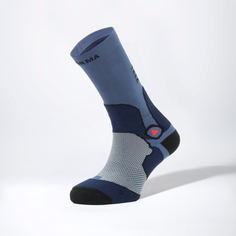 Imagen 0 de Calcetines de trekking unisex Montblanc Enforma Azul / Gris
