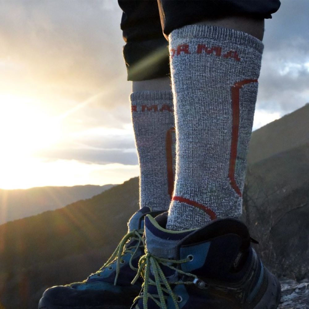 Imagen 4 de Calcetines de trekking unisex Everest Enforma - Gris claro Gris claro