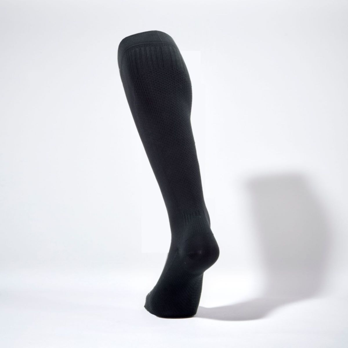 Imagen 2 de Calcetín de compresión unisex Tibial Stress Enforma - Negro / Azul Negro / Azul