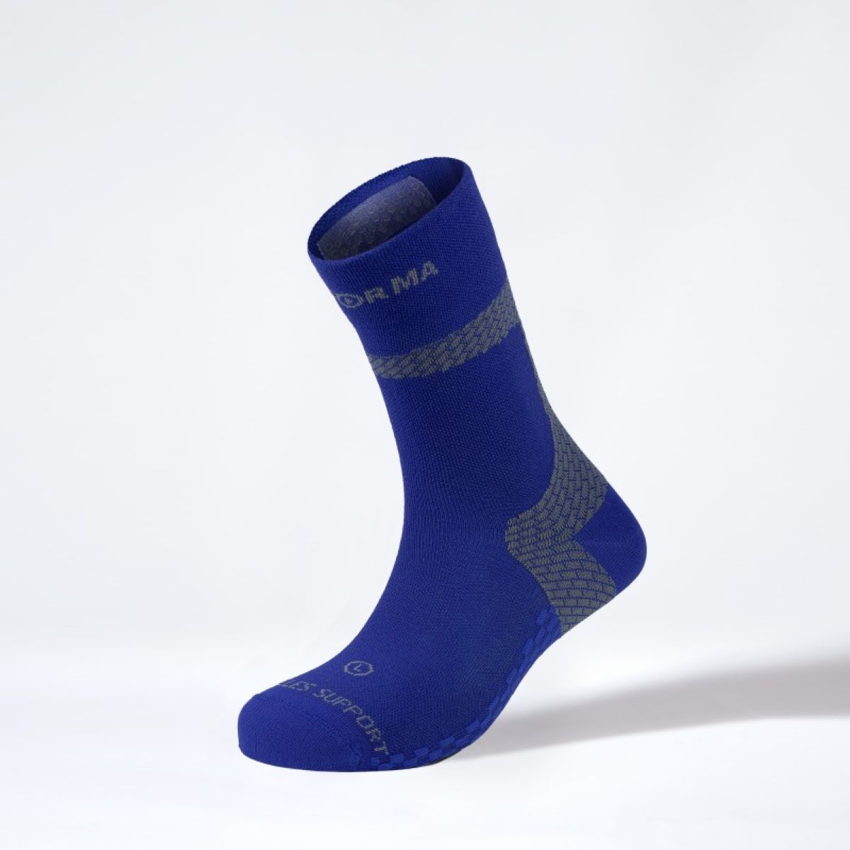 Enforma Calcetín de running unisex Achilles Tendon Negro / Azul