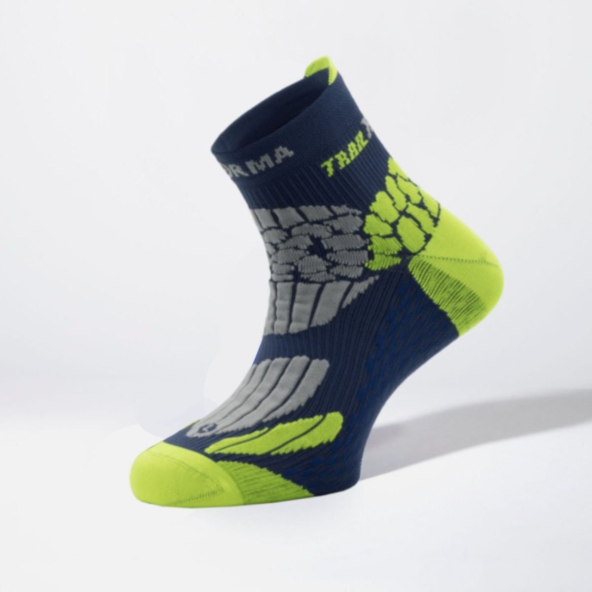 Imagen 0 de Calcetines de running unisex Sahara Enforma Azul marino / Amarillo