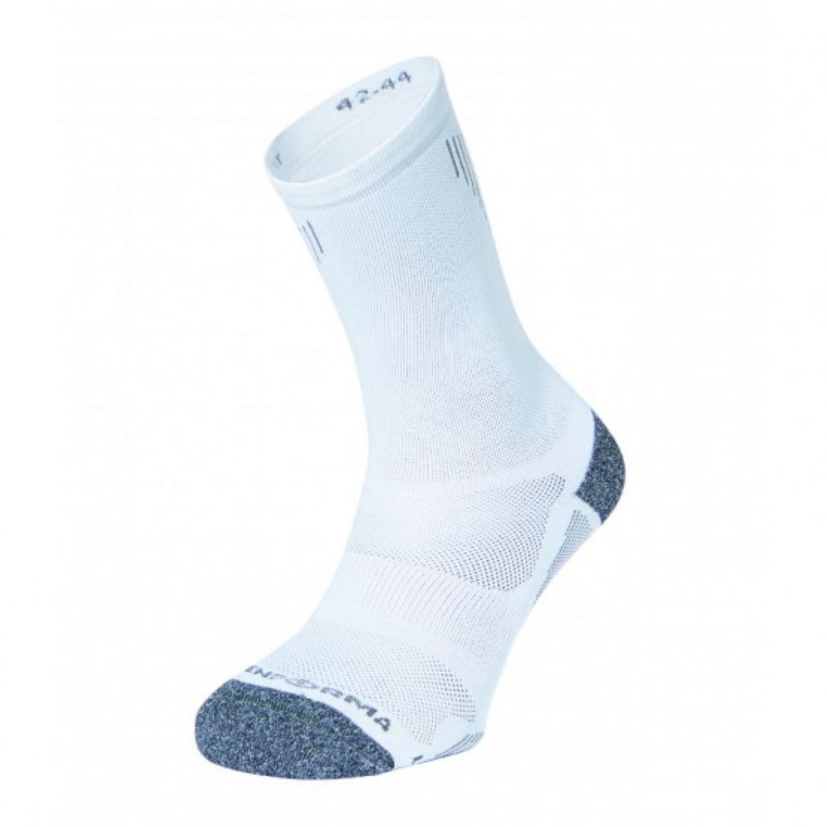 Imagen 0 de Calcetines de running unisex Berlín Enforma Blanco / Gris
