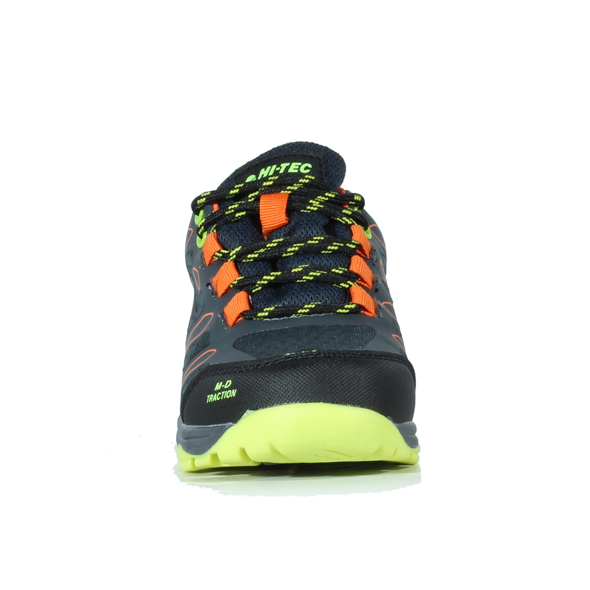 Zapatillas de montaña de niños Toubkal Low WP Junior Hi-Tec - Negro / Naranja Negro / Naranja-5