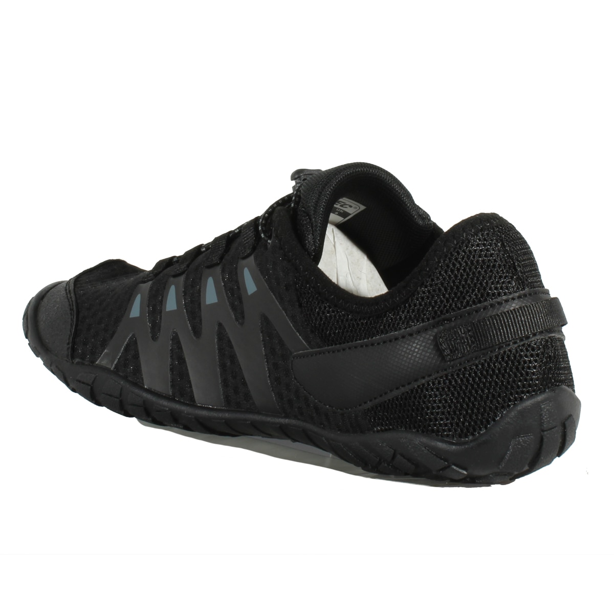 Zapatillas barefoot de montaña de hombre Abyss Hi-Tec - Negro / Gris Negro / Gris-4