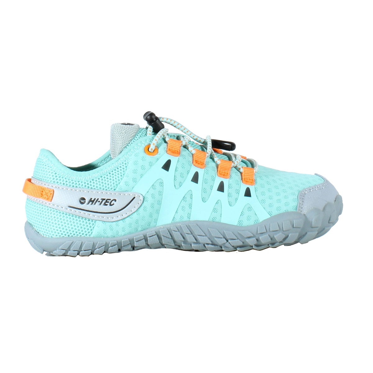Zapatillas barefoot de montaña de niños Abyss Junior Hi-Tec - Azul Azul-1
