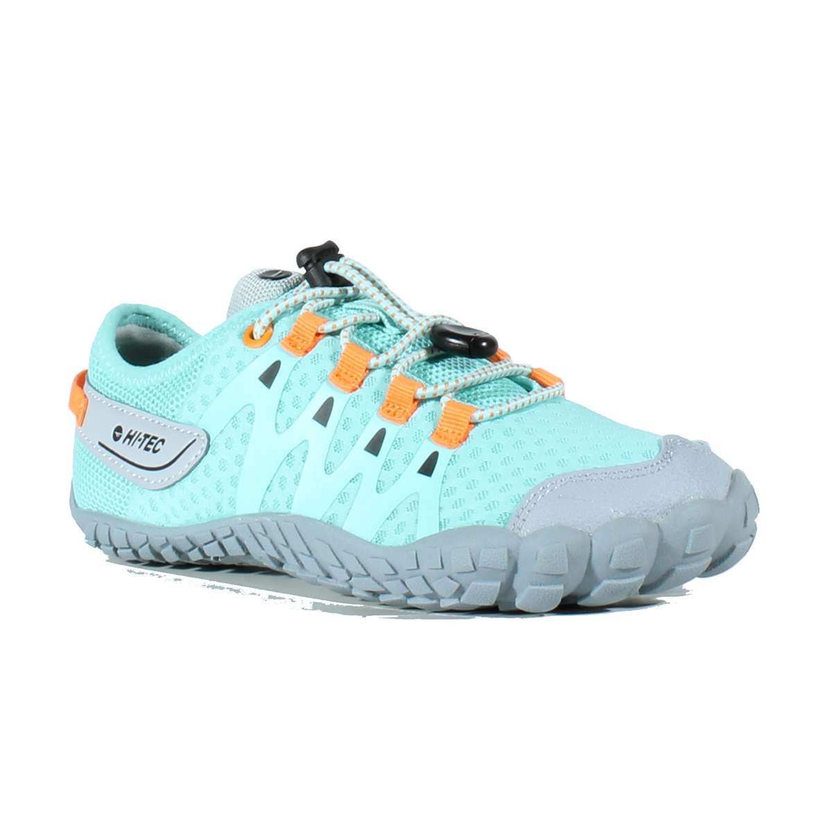 Zapatillas barefoot de montaña de niños Abyss Junior Hi-Tec - Azul Azul-8