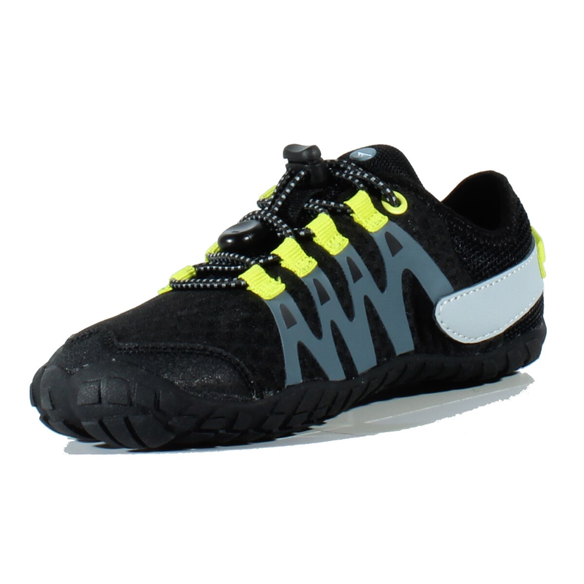 Zapatillas barefoot de montaña de niños Abyss Junior Hi-Tec - Negro Negro-6