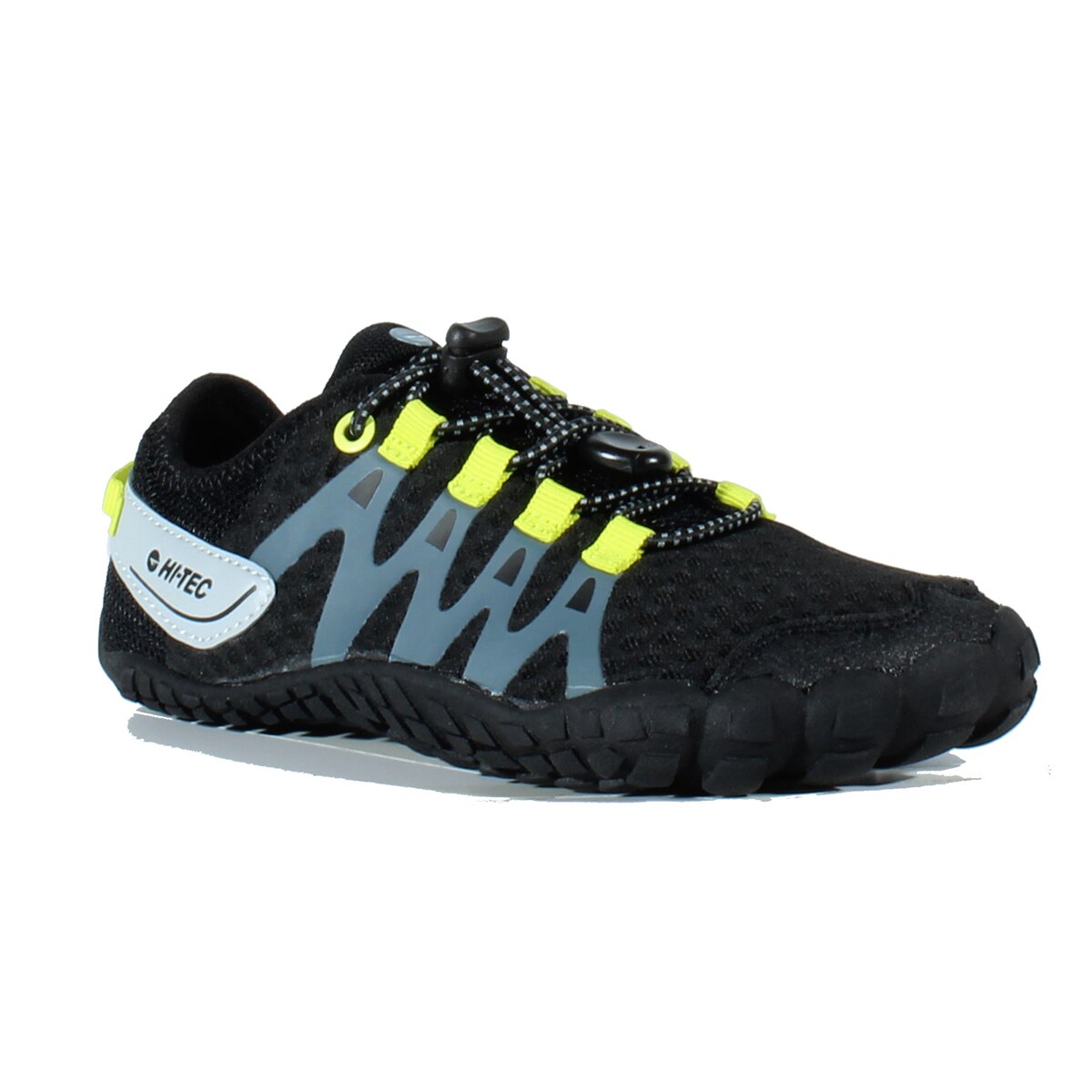 Zapatillas barefoot de montaña de niños Abyss Junior Hi-Tec - Negro Negro-8