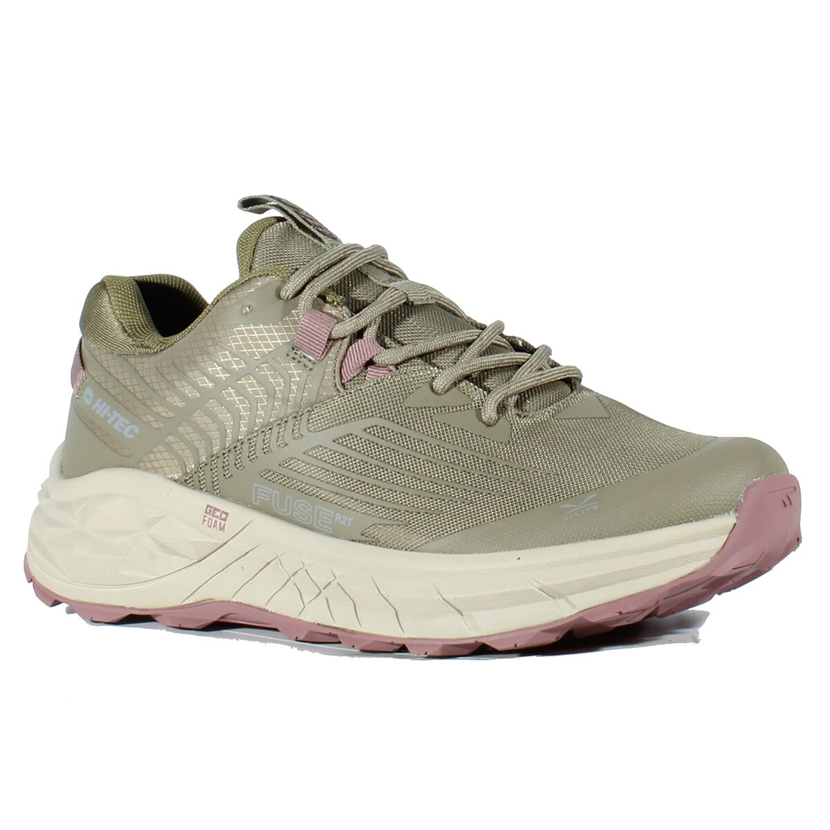 Imagen 8 de Zapatillas de montaña de mujer Fuse Trail Low Women's Hi-Tec - Verde pardo Verde pardo