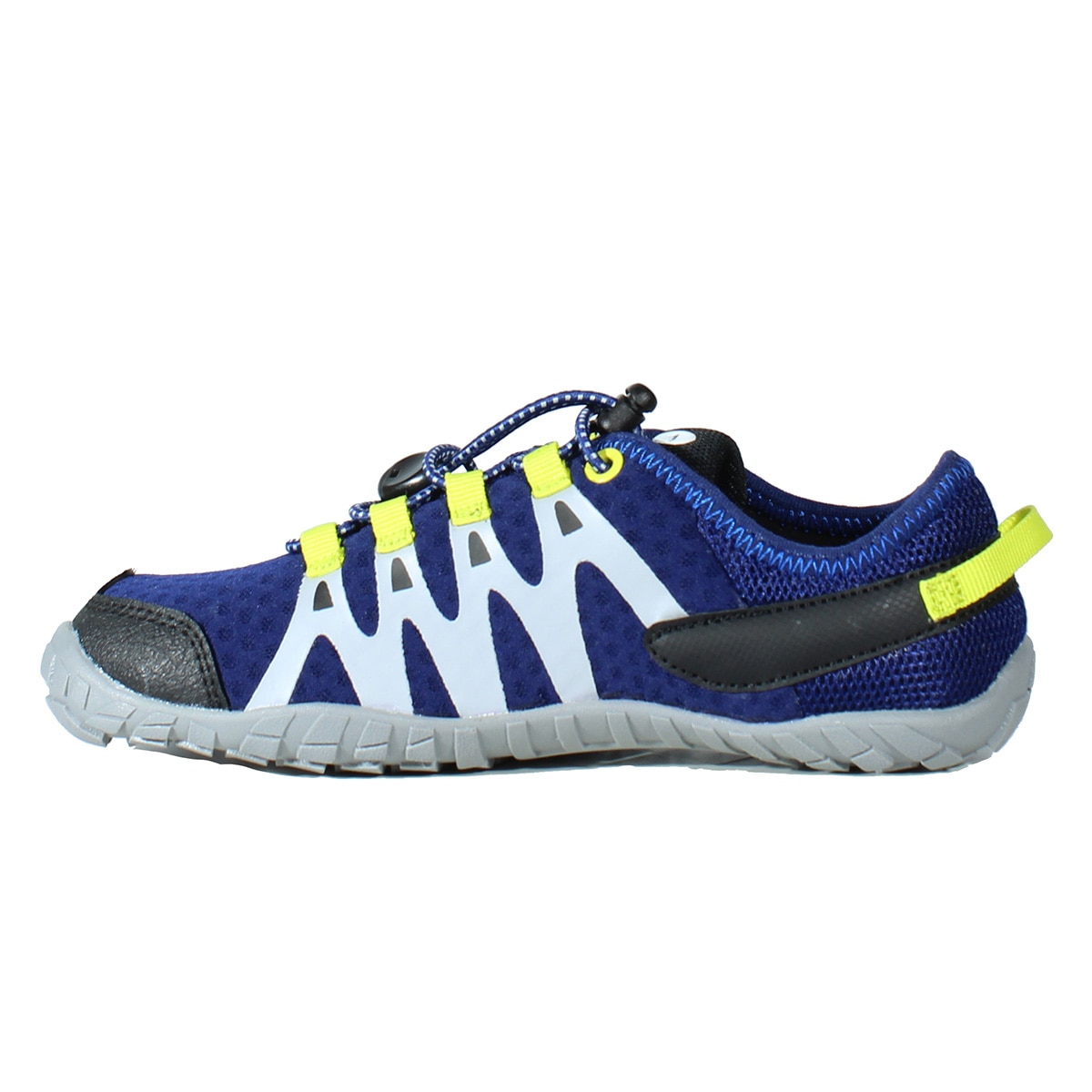 Zapatillas barefoot de montaña de niños Abyss Junior Hi-Tec - Azul / Verde Azul / Verde-5