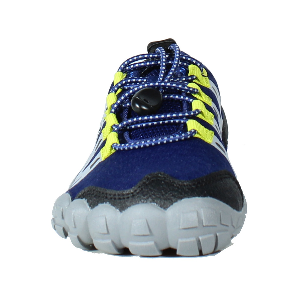 Zapatillas barefoot de montaña de niños Abyss Junior Hi-Tec - Azul / Verde Azul / Verde-7