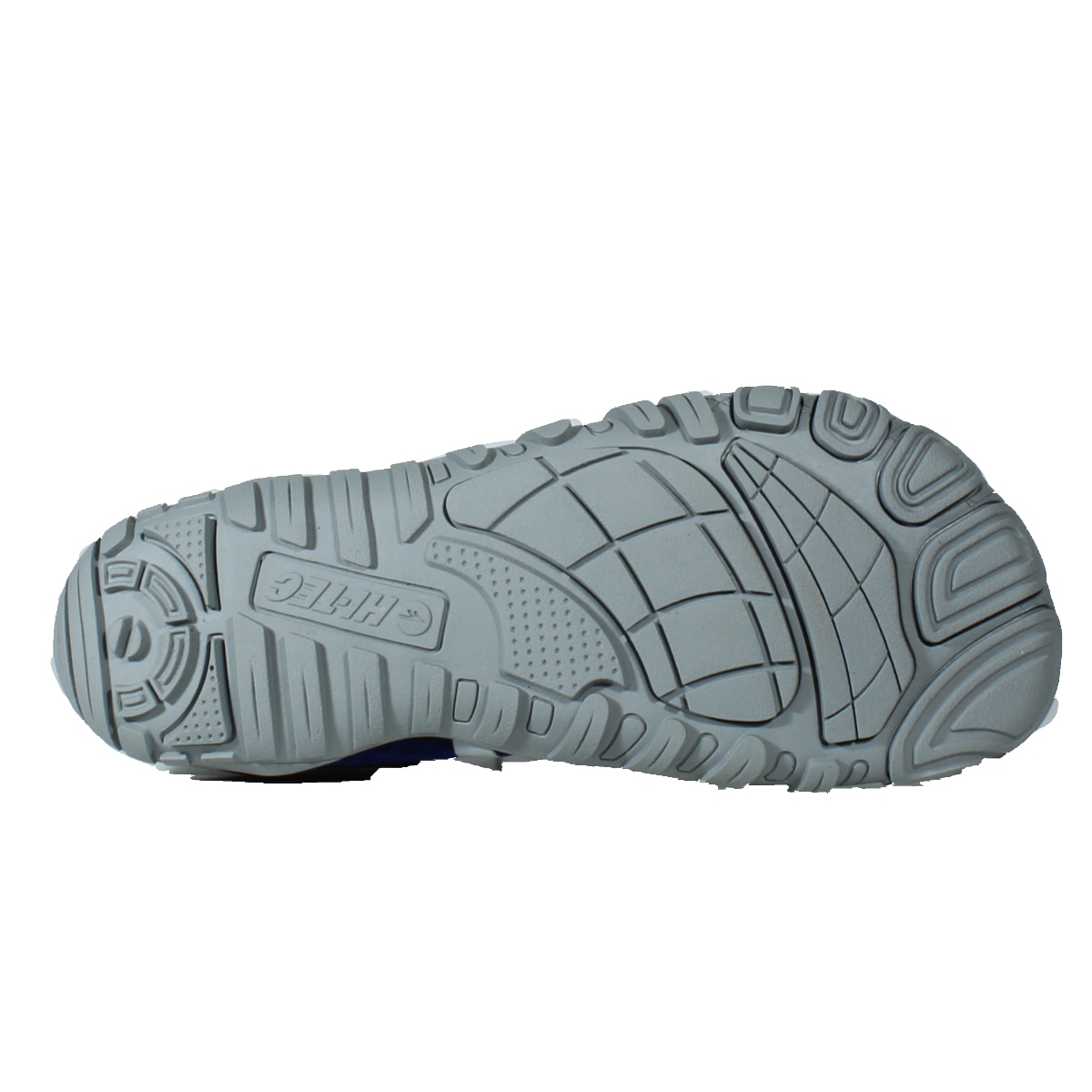 Zapatillas barefoot de montaña de niños Abyss Junior Hi-Tec - Azul / Verde Azul / Verde-9