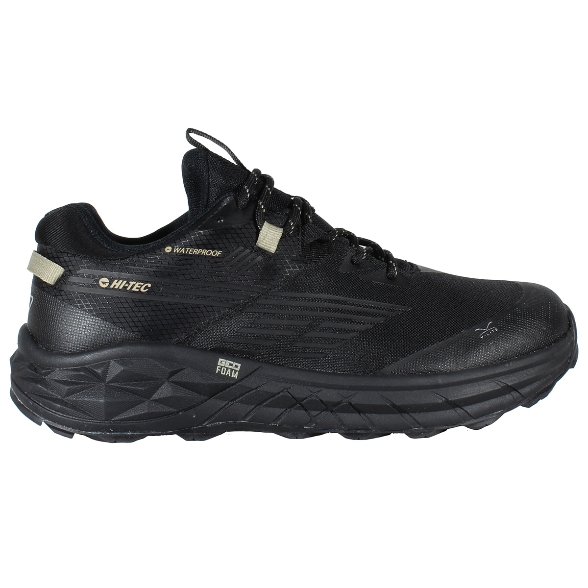 Hi-Tec Zapatillas de montaña de hombre Fuse Trail Low WP Negro