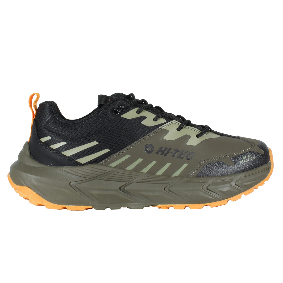 Zapatillas de montaña de hombre Hardcross Low Hi-Tec - Negro / Verde Negro / Verde-1