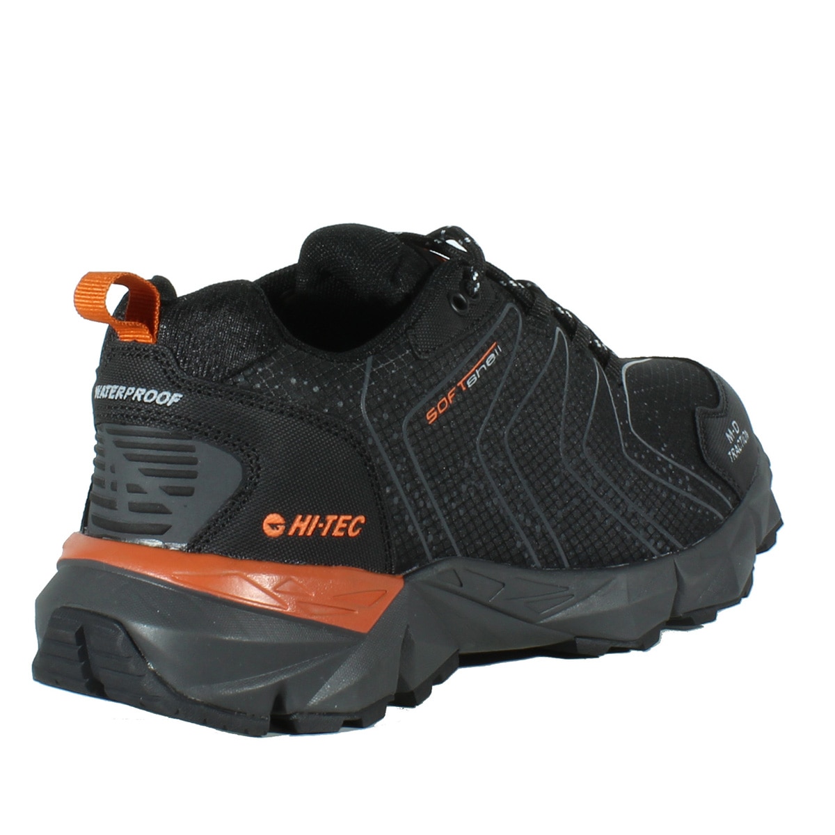 Imagen 2 de Zapatillas de montaña de hombre Kinyeti WP Hi-Tec - Negro / Naranja Negro / Naranja