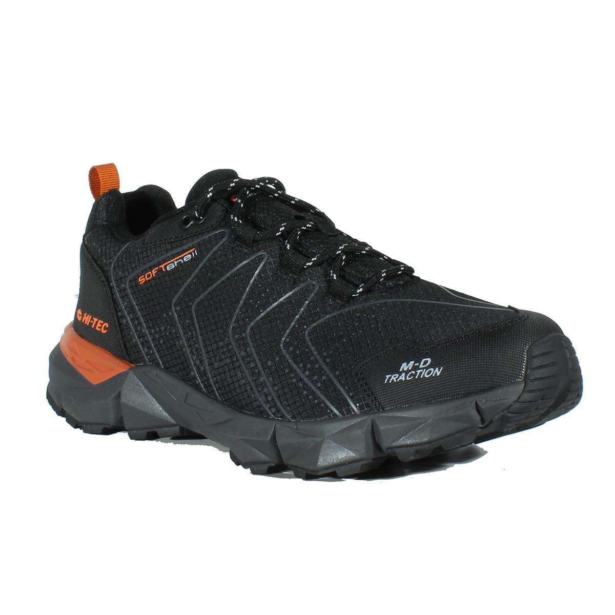 Imagen 8 de Zapatillas de montaña de hombre Kinyeti WP Hi-Tec - Negro / Naranja Negro / Naranja