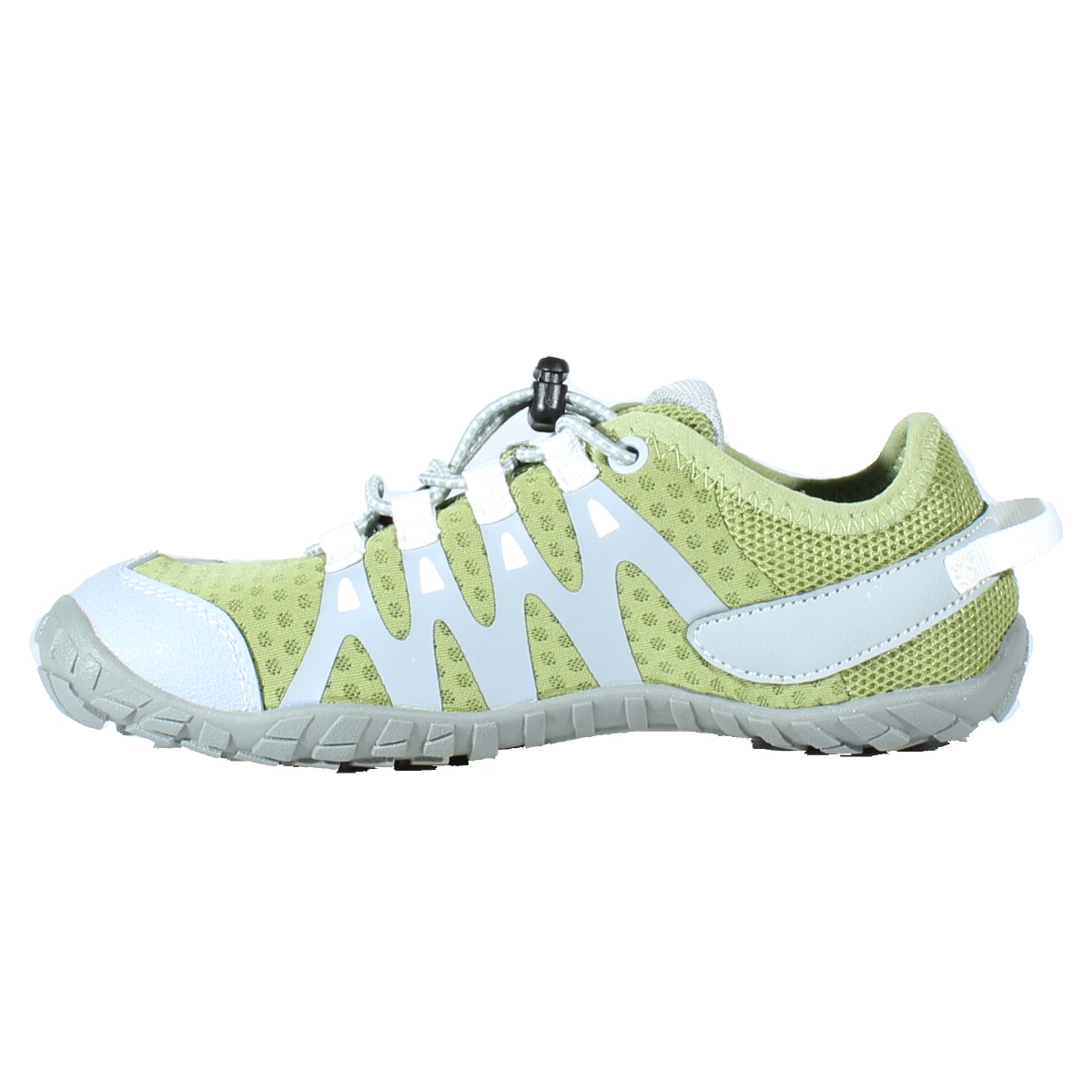 Zapatillas barefoot de montaña de niños Abyss Junior Hi-Tec - Verde Verde-5