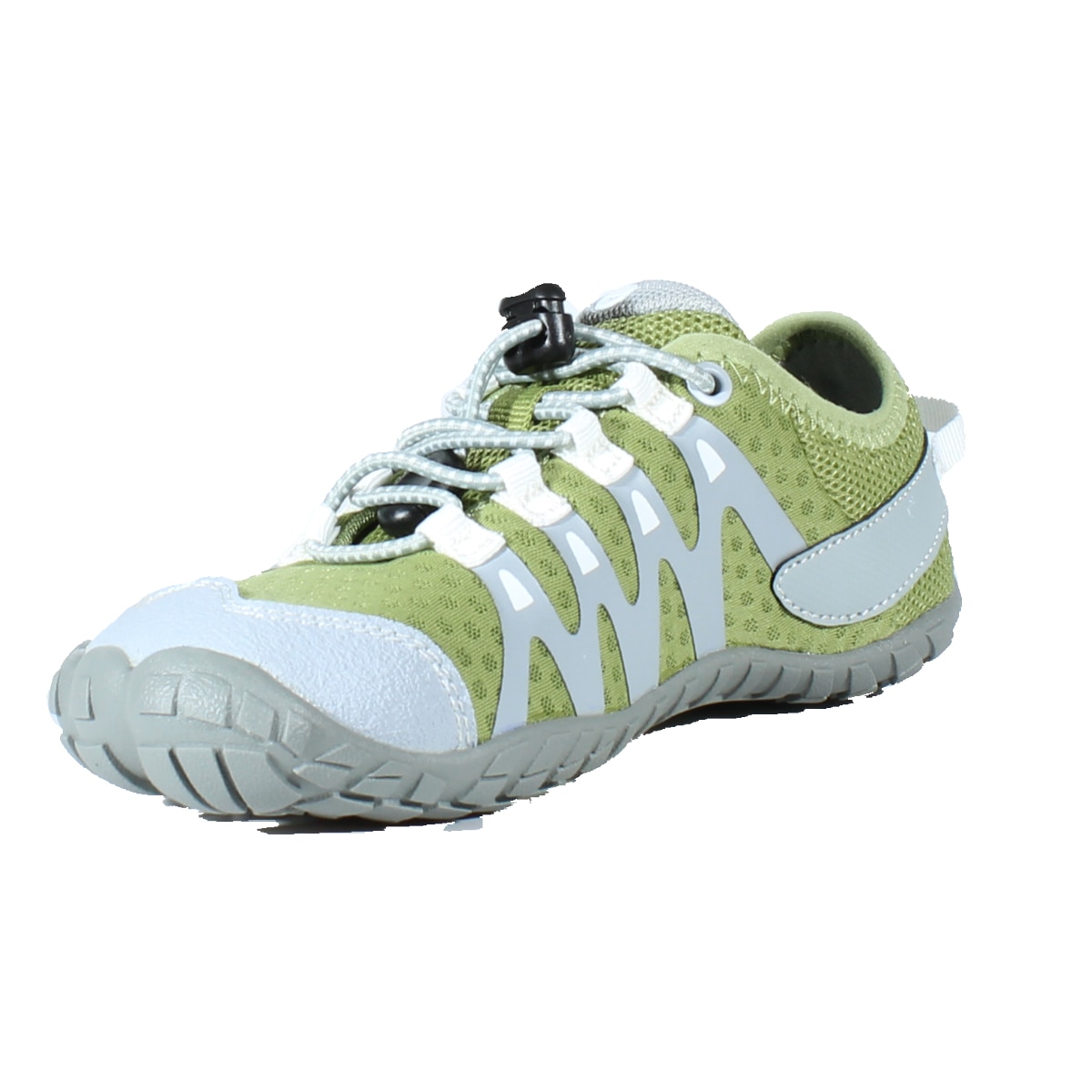 Zapatillas barefoot de montaña de niños Abyss Junior Hi-Tec - Verde Verde-6