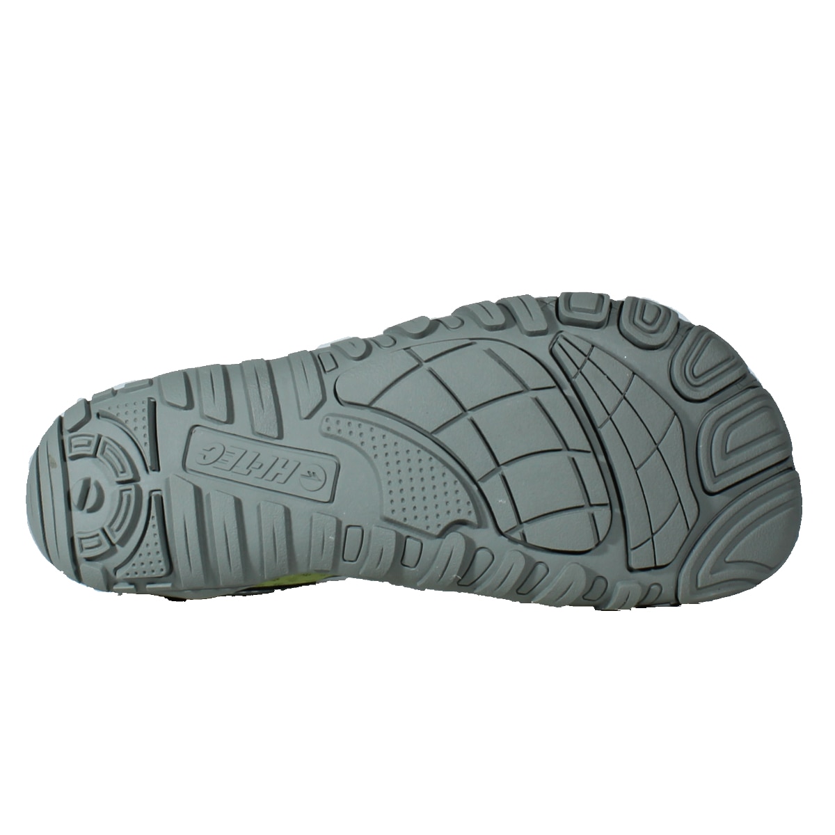 Zapatillas barefoot de montaña de niños Abyss Junior Hi-Tec - Verde Verde-9