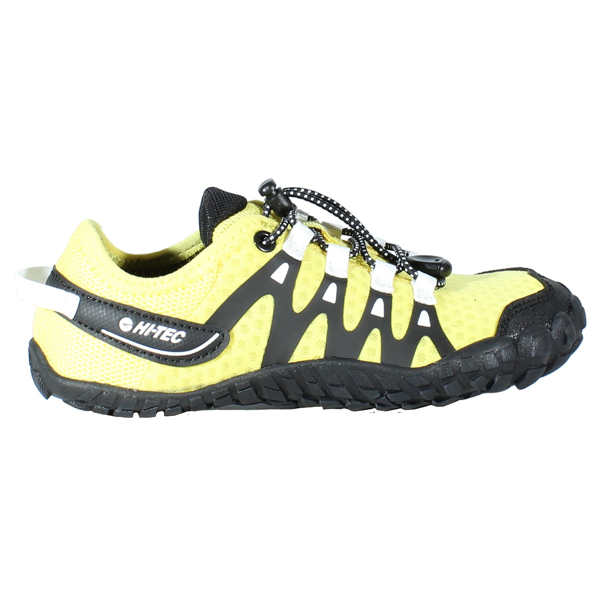 Zapatillas barefoot de montaña de niños Abyss Junior Hi-Tec - Amarillo Amarillo-1