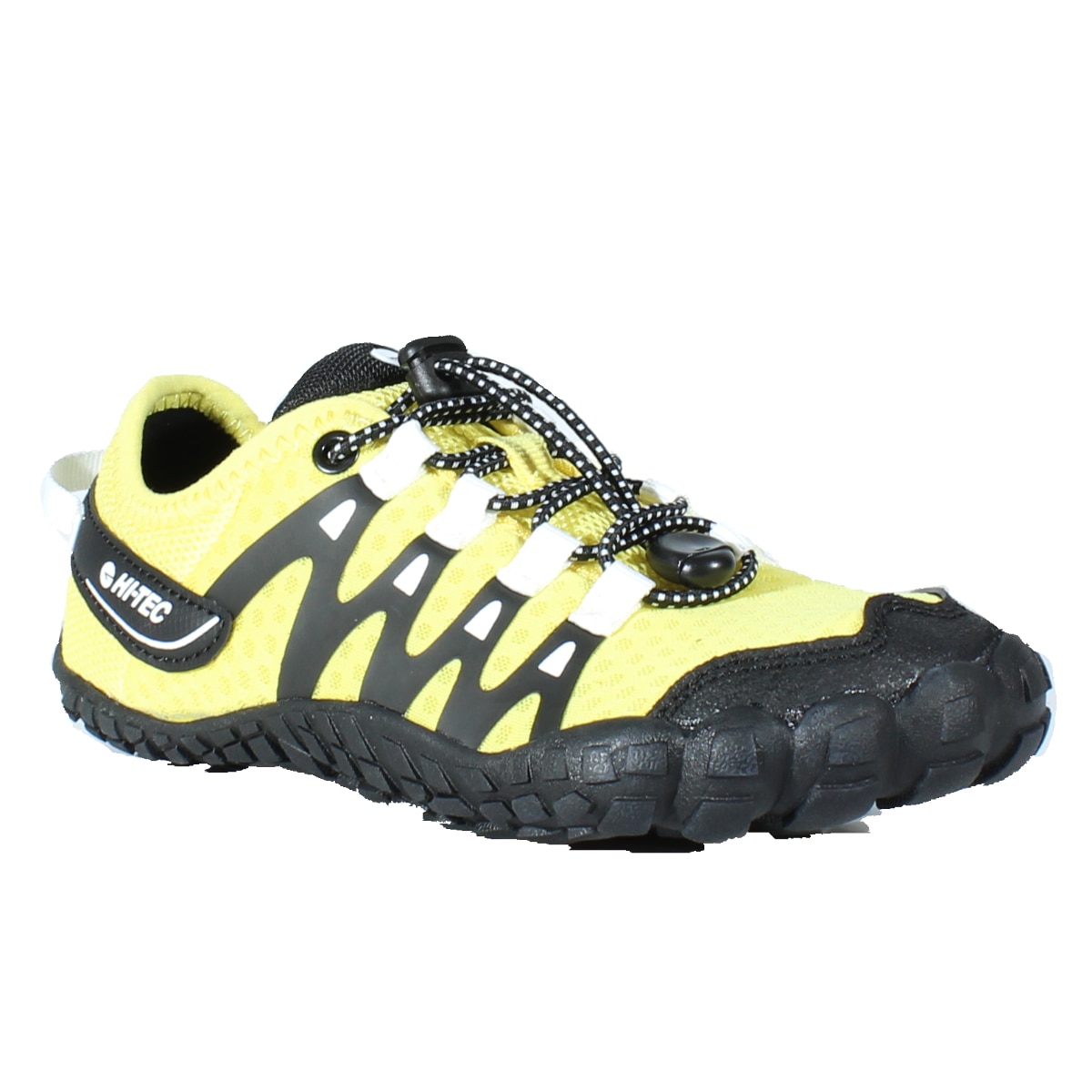 Zapatillas barefoot de montaña de niños Abyss Junior Hi-Tec - Amarillo Amarillo-8