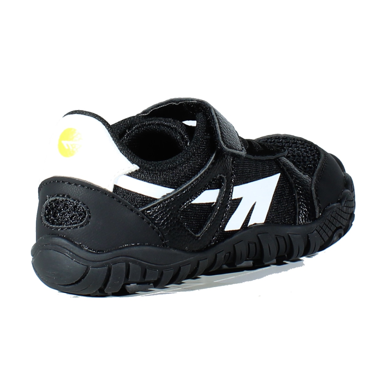Zapatillas barefoot de montaña de niños Court Junior Hi-Tec - Negro Negro-2
