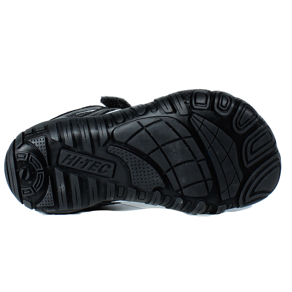 Zapatillas barefoot de montaña de niños Court Junior Hi-Tec - Negro Negro-9
