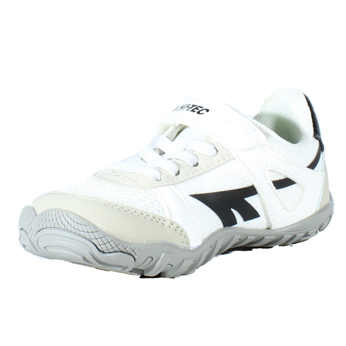 Zapatillas barefoot de montaña de niños Court Junior Hi-Tec - Blanco Blanco-6