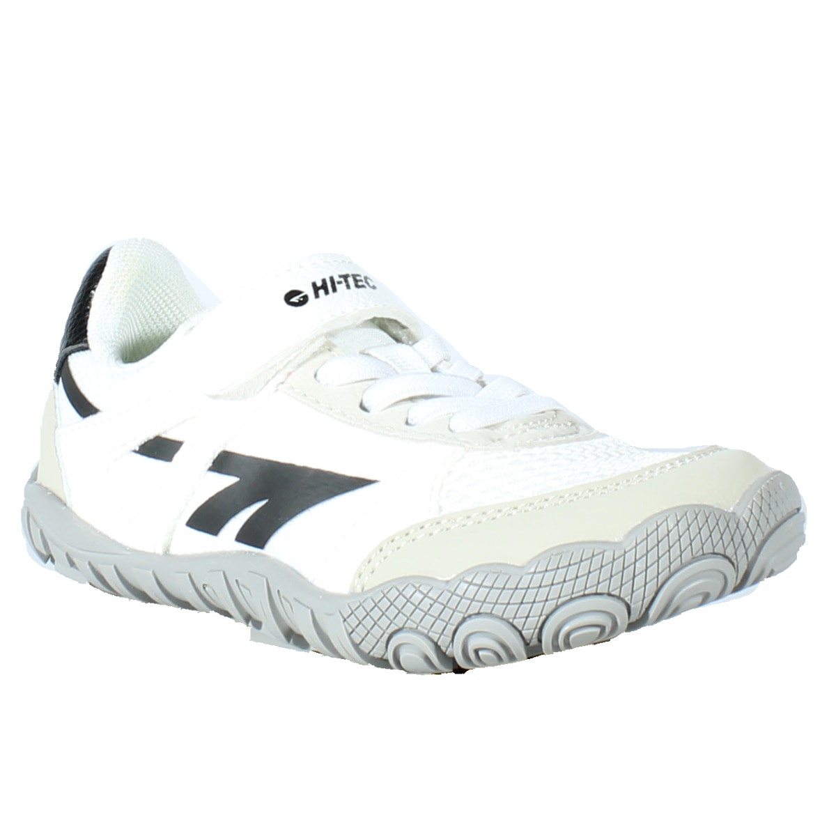 Zapatillas barefoot de montaña de niños Court Junior Hi-Tec - Blanco Blanco-8