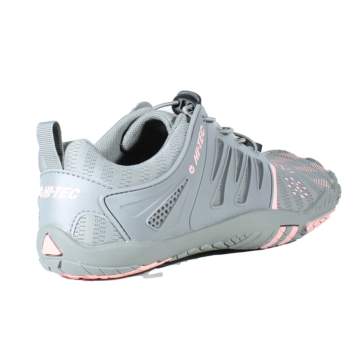 Zapatillas barefoot de montaña de hombre Samoa Hi-Tec - Gris / Rosa Gris / Rosa-2